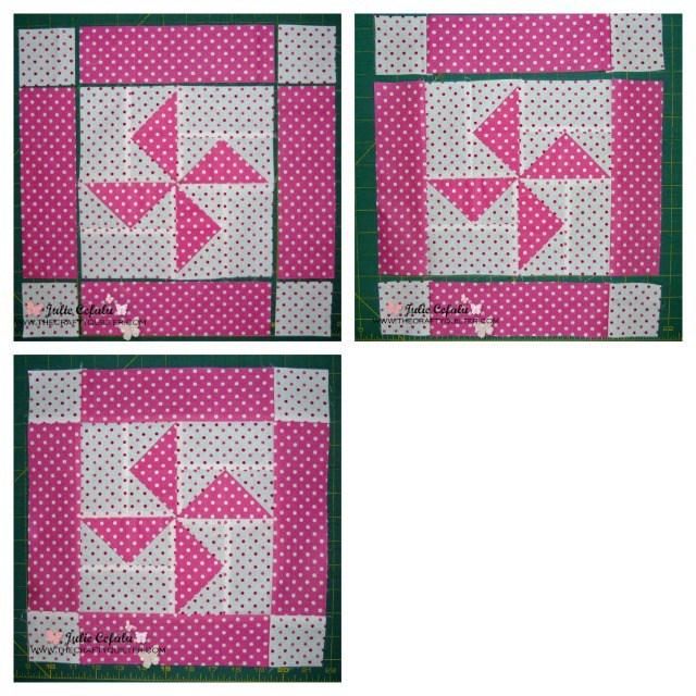12. Add the corner squares and rectangles to complete block: If you re like me, you may have a wee