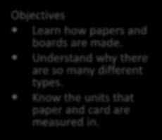 Why are there so many different types of paper? We all use many types of paper and board in graphics.