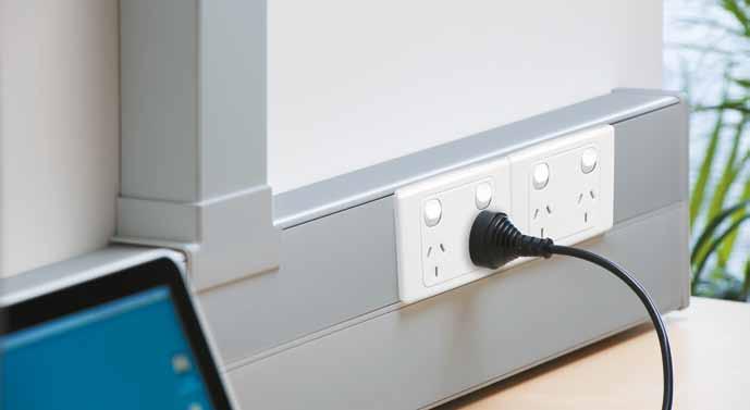 Aluminium Trunking and Accessories OptiLine 70 Aluminium Trunking OptiLine 70 Aluminium Trunking is ideal for any commercial cabling installation requiring a metallic finish to complement interior