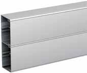ISM11150 Installation trunking with one compartment ISM11150 2000mm 80mm 55mm Anodized 3 ISM11250 2000mm 95mm 55mm Anodized 3 ISM11350 2000mm 120mm 55mm