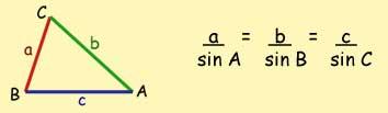 15 Sine Rule, Cosine Rule The Sine Rule Use either the right, or left