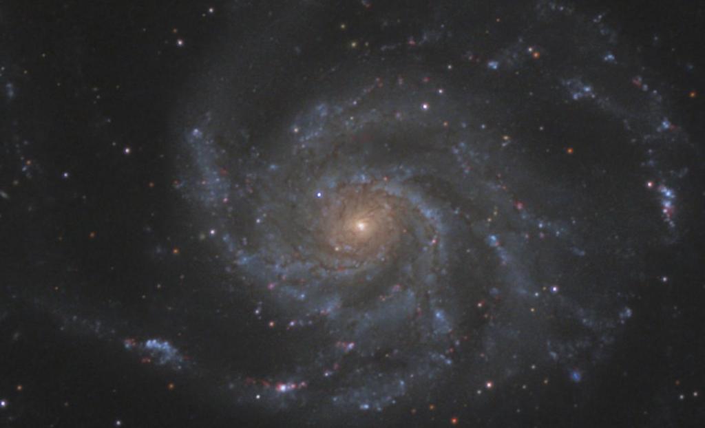 Figure 15 100 percent crop of a full size M101 image Figure 16 - Image