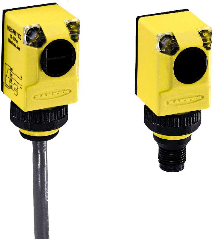 Q25 D ensors nstruction Manual elf-ontained, D-Operated ensors Featuring Z-BM technology for reliable sensing without the need for adjustments Rectangular 25 mm plastic housing with 8 mm threaded