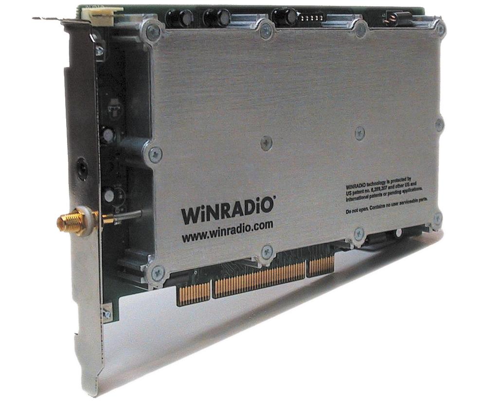 WR-G313i High Performance HF Receiver 9 khz-30 MHz frequency range (optionally extendable to 180 MHz) Software-defined DSP demodulation Excellent sensitivity High dynamic range Continuously