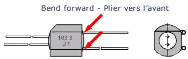 Warning : Do not only rely on the bracket being flat on the PCB, it sometimes need little visually made adjustments