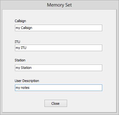 button of the Memory controls group, edit them in the window that shows up