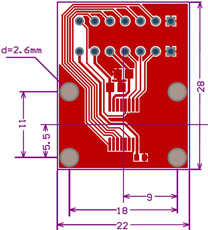 0 PCB layout Figure 10: AS5040-AB-2.