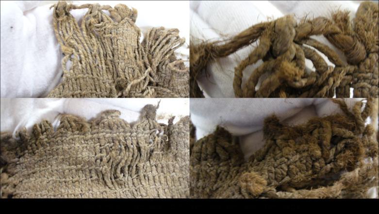 Figure 7. Top Knots, finishing elements Archaic Period I did not examine many textile remains from the Archaic period. In the literature, they were mentioned in passing.