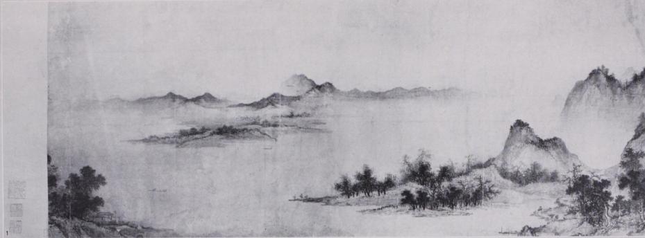 Chinese Landscape painting Captures a moment in time transience fact of life that everything is temporary and fleeting First focus is the dense detailed areas to