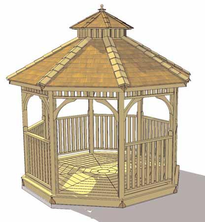 Congratulations on assembling your 10ft Bayside Gazebo! Note; Our Gazebos are shipped as an unfinished product.