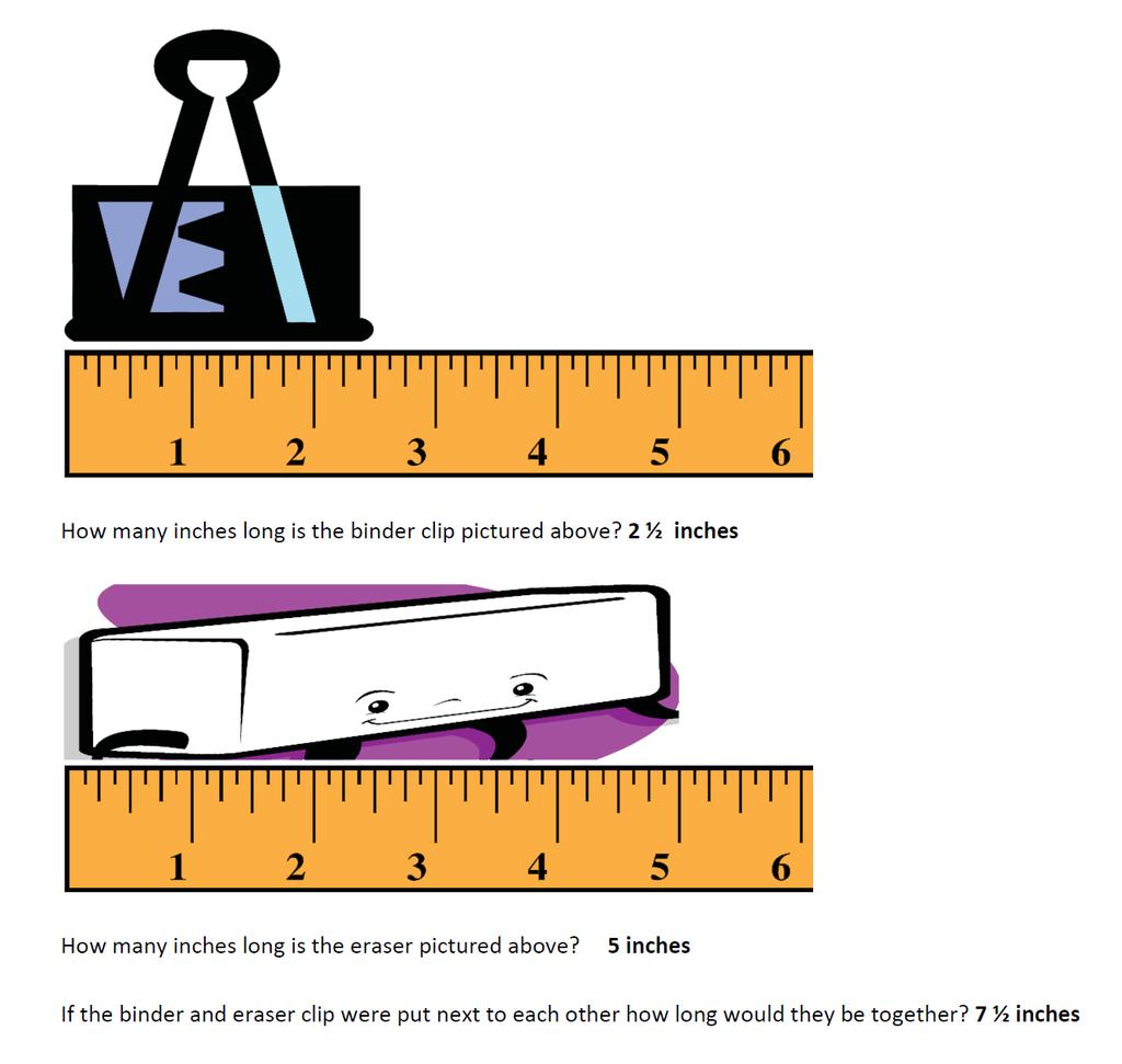 Project #6 Measurement and Data (MD) I can add and subtract lengths of the same unit within 100.