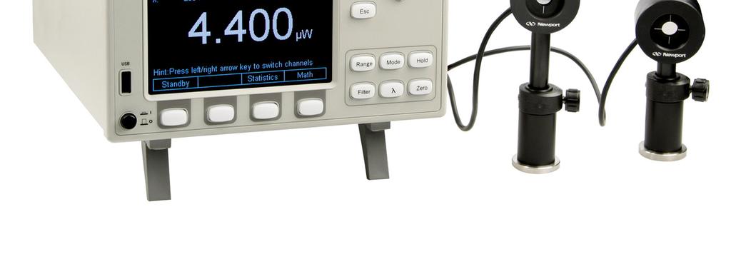 This state-of-the-art, dualchannel optical power meter has several sophisticated features that allow the user to achieve various measurements, including frequency measurements of pulses up to 250 khz