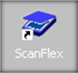 7. SETTING UP SCANFLEX SOFTWARE 7.1 OPENING SCANFLEX SOFTWARE When the ScanFlex software is completely installed, the ScanFlex icon (Fig.