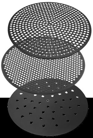 Holes are resistant to carbon build-up and plugging Integrated flat rim on QDF does not trap food debris Easy clean-up saves time and labor NSF approved QDF40 and QD40 (critical