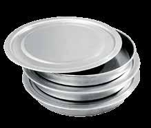 6 Deep Dish Nesting Pans Available in diameters from 6 to 18 inches