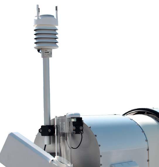 Hardware Features Integrated Automatic Weather Station Vaisala WXT536 to measure surface wind,