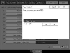 1.4 Features of the Displayed Items and Operations The following operations are available for each adjustment item: setting Item setting Executing Display only u setting