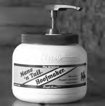 HOOF MOISTURIZERS, SEALERS Hoof Moisturizers 960050 Mane n Tail Hoofmaker (Straight Arrow), 32 oz Topical equine salve repairs and strengthens horse hooves Non-greasy formula contains no pine tar,