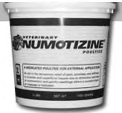 Applied as a poultice, Numotizine helps retain the body s own warmth in the area under treatment. The Cataplasm medicated with guaiacol, beechwood creosote and methyl salicylate for comforting warmth.