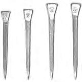 HORSESHOE NAILS Delta City Delta Race Delta E Delta E Slim Delta DEX Mustad City Mustad Race Mustad E Mustad Frost *S/O = SPECIAL ORDER ITEMS The Delta nail features a sharp point, an exact bevel and