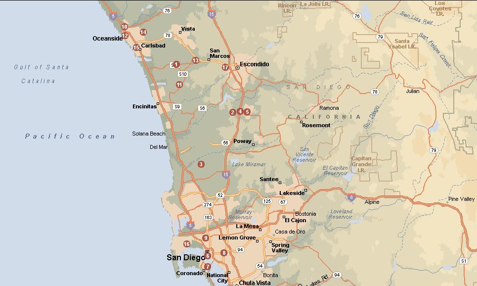 SAN DIEGO COUNTY DEVELOPMENT MAP AND SUMMARY SAN DIEGO COUNTY / CARLSBAD DEVELOPMENT 1.