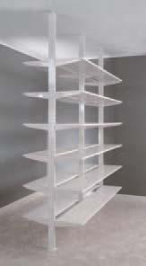 Shelving System from floor to ceiling Shelving from Floor to Ceiling By using uprights from