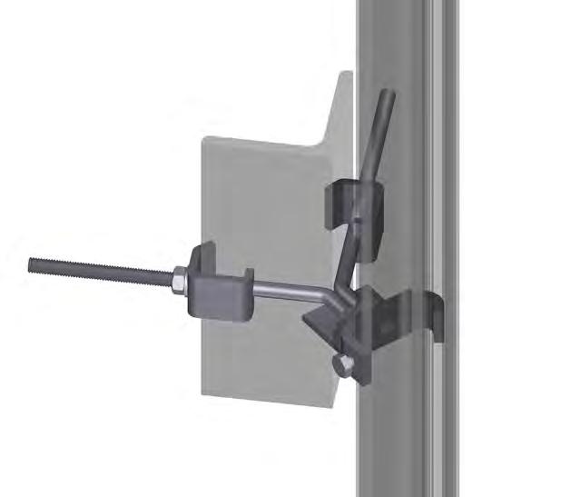 Angle Iron Fastener no. 34 Suitable for L-profile structures. Angle Iron Fastener no.