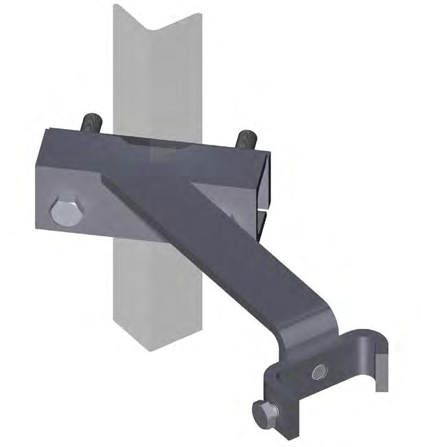 Angle Iron Fastener no.38 1,5 kg. Suitable for L-profiles L80-200.