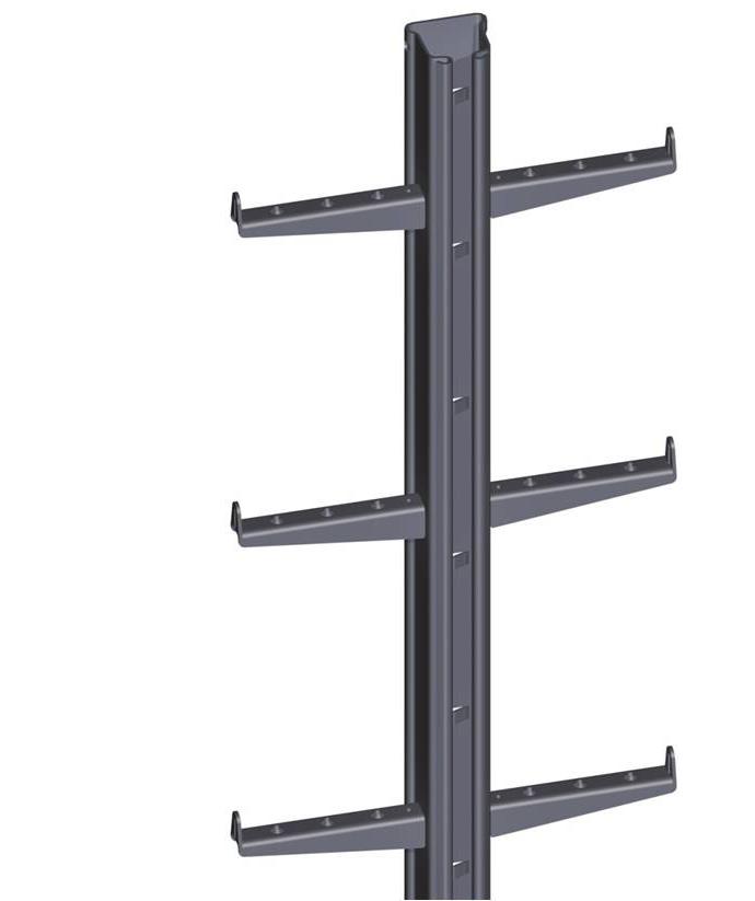 Cleat Ladder TBA-I with Releasable steps Steps can be removed to prevent climbing Cleat Ladder TBA-II Complete ladder structure.