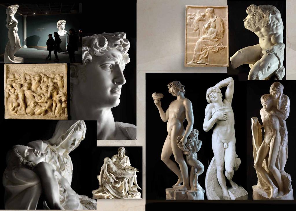 SCULPTURE Life size statues directly obtained from the precious original casts made at the end of the 19th century.