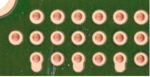 Breaking Points Direct Flow of Solder to Pins and