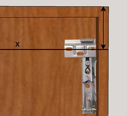 (Figure 1) If a unit has been specified as wall hung it should arrive with brackets already fitted.