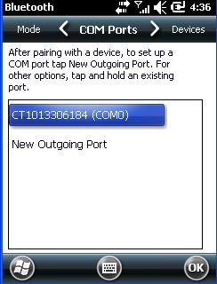 8. Enter serial port application, choose the port number you just