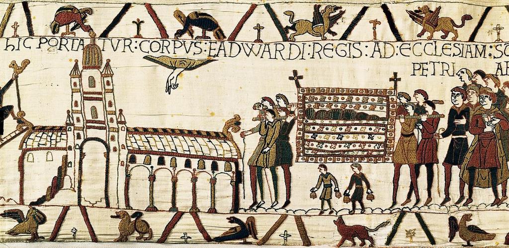 One of the masterpieces of Romanesque art is the Bayeux Tapestry.