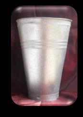 00 C107 Clay Bowl Vase Large