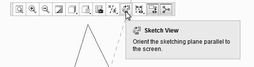 Parametric Modeling Fundamentals 1-13 4. Pick Sketch to exit the Section Placement window and proceed to enter the Creo Parametric Sketcher mode. 5.