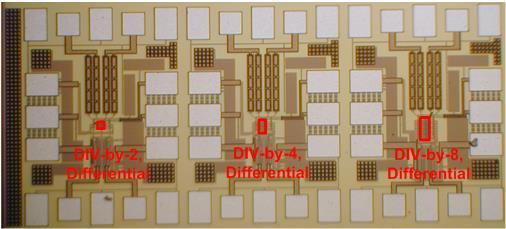 36 mw Core Area 40 120 µm 2 90 120 µm 2 Comparison Table Chip Photo Even-Modulus Ref This Work [8] [9] [10] Technology 0.18µm CMOS 0.18µm CMOS 0.13µm CMOS 0.18µm CMOS Div.