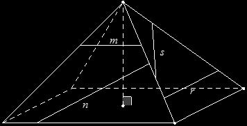 NYS COMMON COR MATHMATICS CURRICULUM Lesson 17 7 6 xit Ticket Sample Solutions Two copies of the same right rectangular pyramid are shown below.