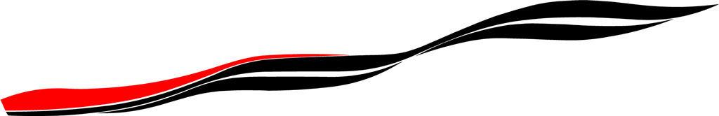 C5 C6 side stripes - The side stripes come in 2 parts: premasked bottom (black) stripes and premasked top (red) stripes with spacer included in the top stripes. - Install the bottom stripes first.
