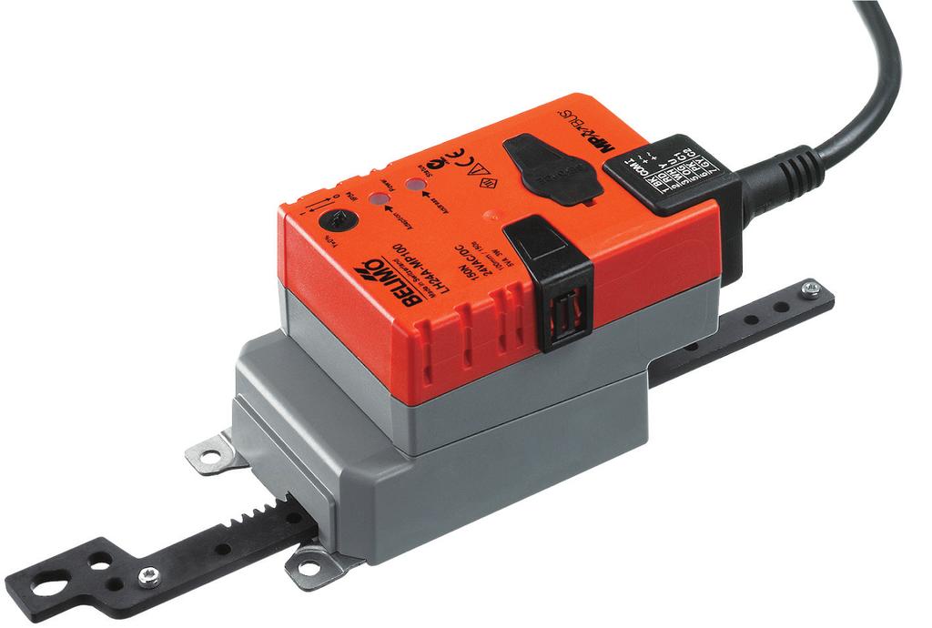 echnical data sheet LH24A-00 Communicative linear actuator adjusting dampers and slide valves in technical building installations Air damper size up to approx.