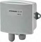 OUTDOOR TEMPERATURE TRANSMITTERS TEU transmitters are designed for detecting outdoor temperatures.