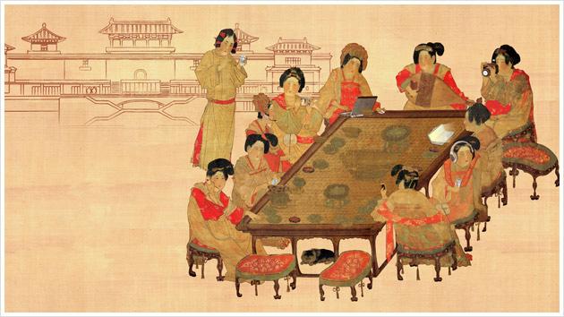 A T ang Palace Rhapsody The faint sound of laughter and chatting of T ang Dynasty ladies emerges from