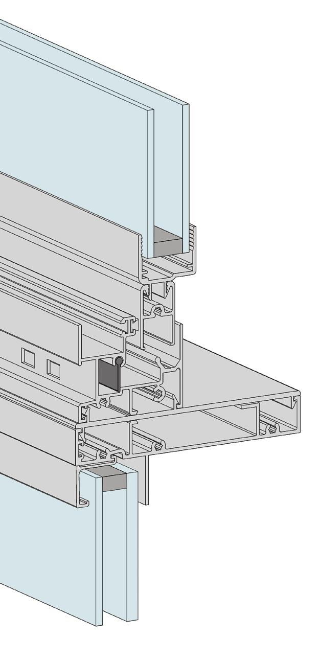 RESIDENTIAL SERIES Series 502-504 DOUBLE GLAZING OPTION Replaces: Aug 03 Scale: NOT TO SCALE Transom illustrated is made up of 502-504 sliding window sill clipped to 516 lowlite with custom coupler.