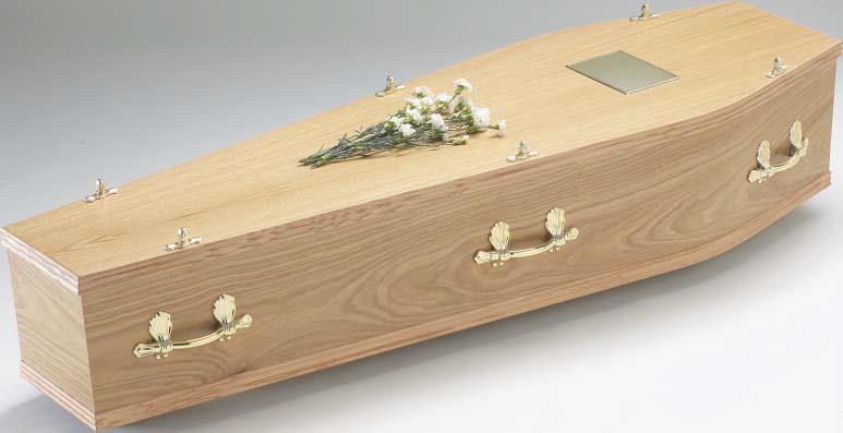 Wooden coffins Wooden Veneer coffins green rating: low 180-250 Locally