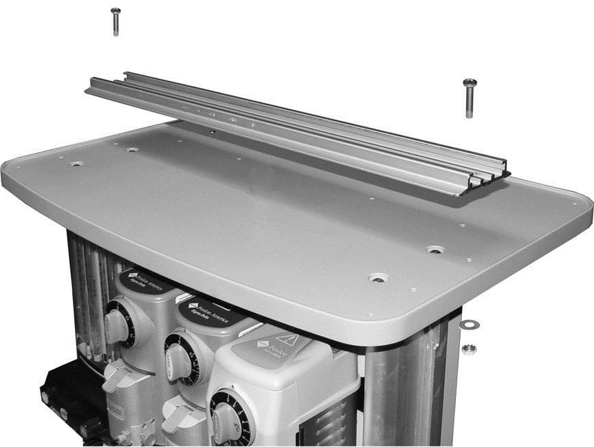 Attaching Horizontal Channel to Top of Machine Parts Reference The following parts and hardware are included in this installation kit (parts shown below in Step ): Channel 2 /4-20 x -/4'' Pan Head