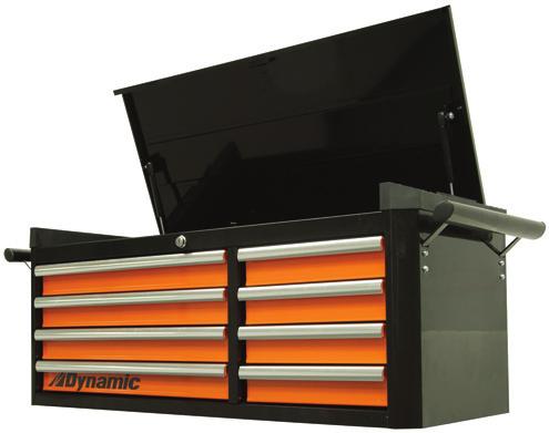 99 Dynamic Toolbox Features: All drawers feature ball bearing slides for smooth operation Easy to clean powder coat