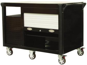 Drawer liners included Rubber coated lifting handles 20" (w) x 10" (d) x 12" (h) $221.