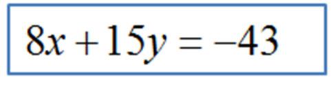 To write the equation in the