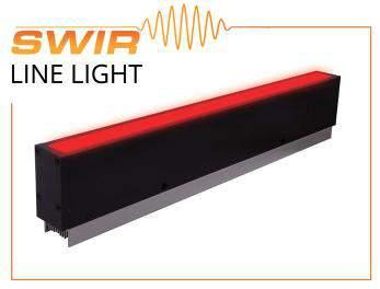 SWIR LED illumination is available for both line and area scan.