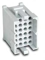 Trident Rectangular Series* This range of plastic rectangular electrical connectors with fully